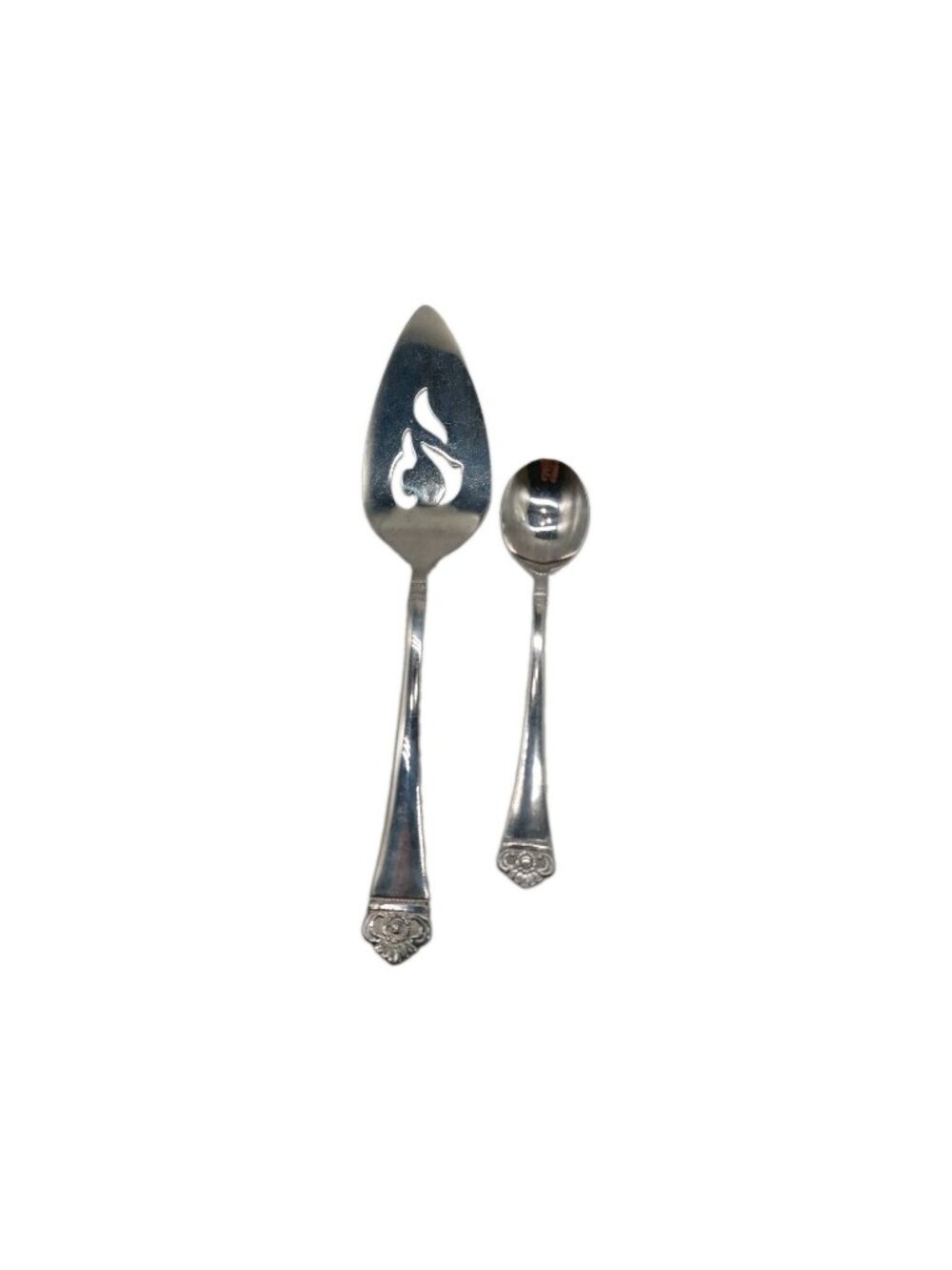 Ekco Eterna Classic Crest Cake Pie Server And Teaspoon Japan